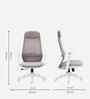 Vivant Erognomic Office Chair Chair In Grey Finish