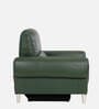 Vivian Leather 1 Seater Motorized Recliners With Usb Port In Green Color