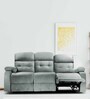 Avion Fabric Manual 3 Seater Recliner In Grey Colour