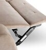 Avion Fabric Manual 2 Seater Recliner In Beige Colour