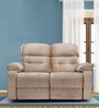 Avion Fabric Manual 2 Seater Recliner In Beige Colour