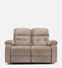 Avion Fabric Manual 2 Seater Recliner In Beige Colour