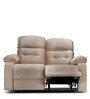 Avion Fabric Manual 2 Seater Recliner In Beige Colour