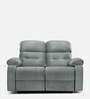 Avion Fabric Manual 2 Seater Recliner In Grey Colour
