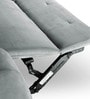 Avion Fabric Manual 2 Seater Recliner In Grey Colour