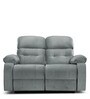 Avion Fabric Manual 2 Seater Recliner In Grey Colour