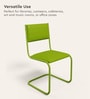 Vivid Leatherette Cantilever Ergonomic Chair in Green Colour