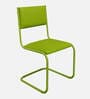 Vivid Leatherette Cantilever Ergonomic Chair in Green Colour