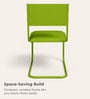Vivid Leatherette Cantilever Ergonomic Chair in Green Colour