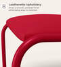 Vivid Leatherette Cantilever Ergonomic Chair in Red Colour