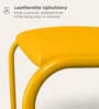 Vivid Leatherette Cantilever Ergonomic Chair in Yellow Colour