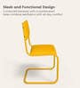 Vivid Leatherette Cantilever Ergonomic Chair in Yellow Colour
