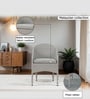Vivid Wicker Patio Chair in Silver Colour