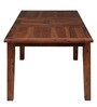 Vivien 6 Seater Extendable Dining Set in Walnut Colour