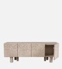 Vivienne Solid Wood Tv Unit In Light Birch Colour