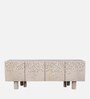 Vivienne Solid Wood Tv Unit In Light Birch Colour