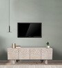 Vivienne Solid Wood Tv Unit In Light Birch Colour