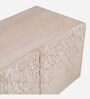 Vivienne Solid Wood Tv Unit In Light Birch Colour