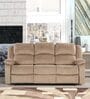 Zik Manual 3 Seater Recliner In Cream Color