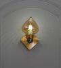 Vix Metal & Glass Wall Light (Brass & Chrome)