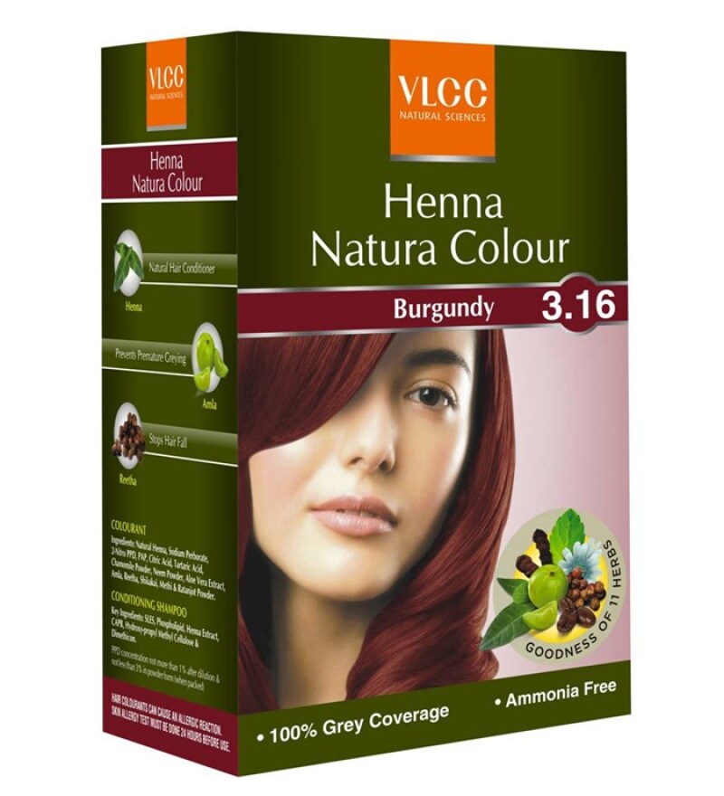 Buy Vlcc Henna Natura Color Burgundy Online Hair Colors Hair