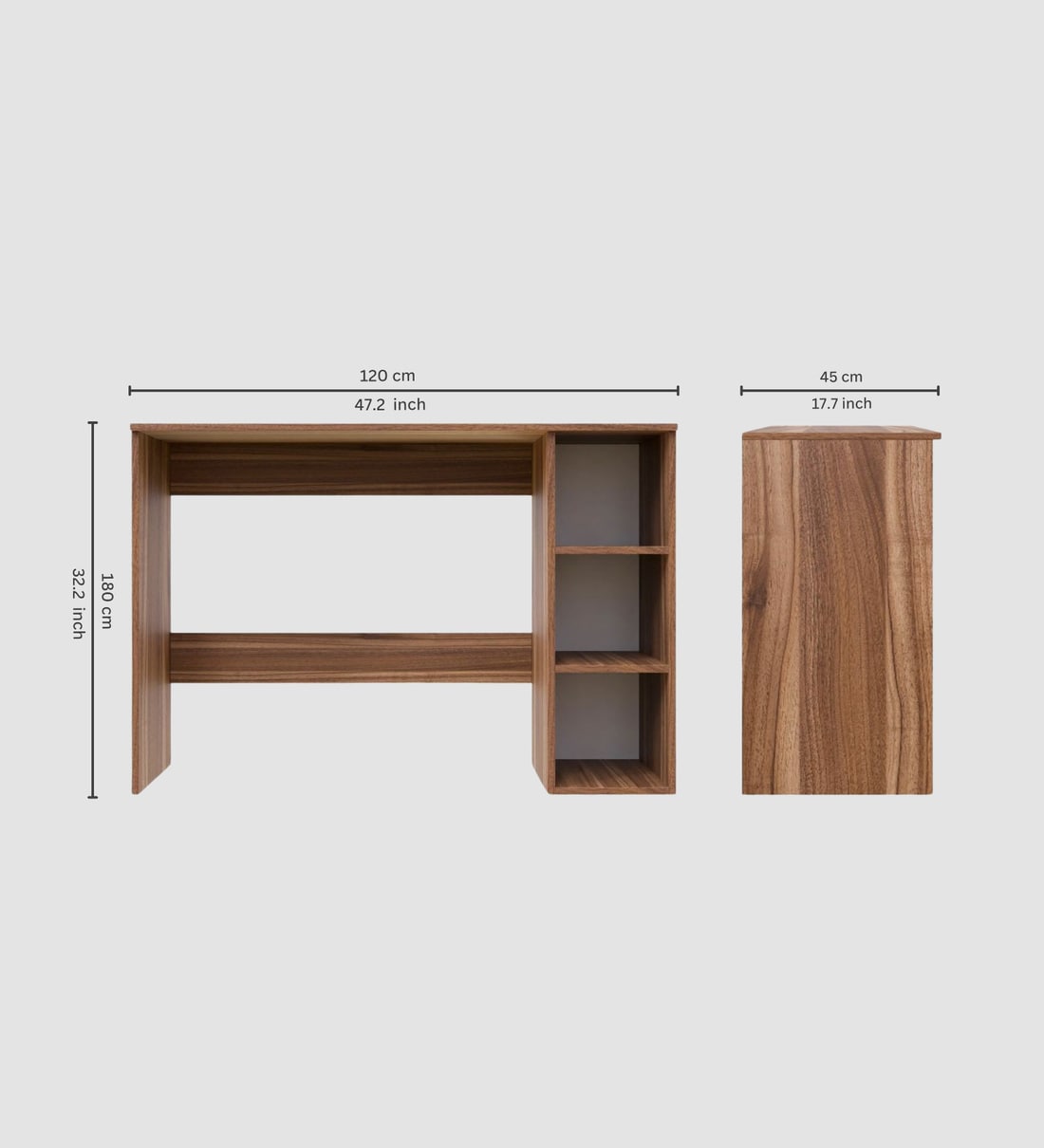 Buy Volbeat Study Table In Noce Lyon Colour at 6% OFF by Mintwud