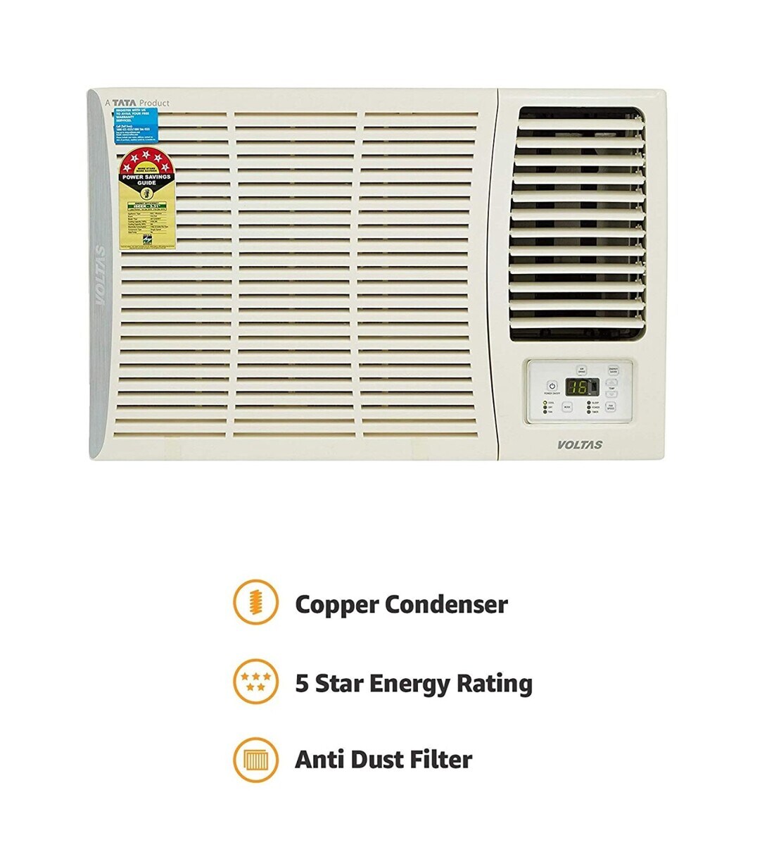 voltas 1.5 ton window ac 185 dza