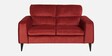 Volkach Velvet 2 Seater Sofa In Maroon Colour