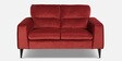 Volkach Velvet 2 Seater Sofa In Maroon Colour