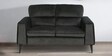 Volkach Velvet 2 Seater Sofa In Steel Grey Colour