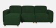 Volvo 2+LHS Sectional Sofa in Royal Green Colour
