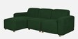 Volvo 2+LHS Sectional Sofa in Royal Green Colour