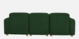 Volvo 2+LHS Sectional Sofa in Royal Green Colour