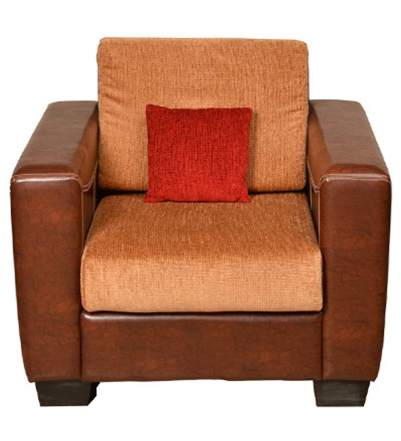 Buy Volga One Seater Sofa by HomeTown Online 1 Seater Sofas 1