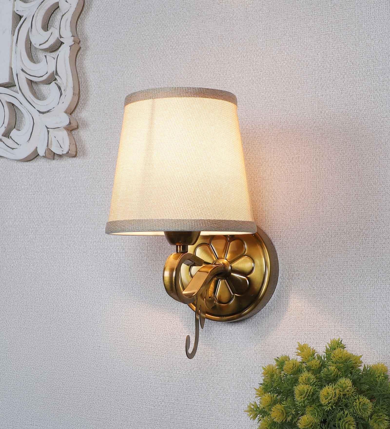 Voltorex Gold Iron Wall Light  | E27 holder | without Bulb |  Eliante