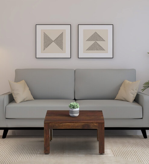 Zadar Sheesham Wood Coffee Table in Scratch Resistant Provincial Teak Finish