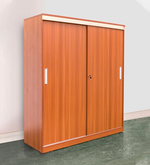 Buy Volga 2 Door Wardrobe In Siam Teak Colour By Bold Bella Online