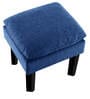 Vodoo Fabric Stool In Royal Blue Colour