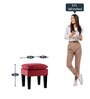 Vodoo Stool In Blood Maroon Colour