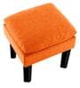 Vodoo Fabric Stool In Vivid Orange Colour
