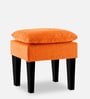 Vodoo Fabric Stool In Vivid Orange Colour