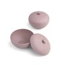 Vogue Bowl with Lid Coupe set of 4 Quicksand