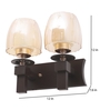 Vogue Brown & Mild Steel Wall Light
