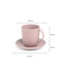 Vogue Cup & Saucer Conical Set of 4 Quicksand