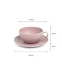 Vogue Cup & Saucer Coupe Set of 4 Quicksand