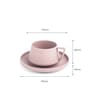 Vogue Cup & Saucer Elevated Set of 4 Quicksand