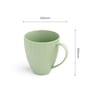 Vogue Mug 400ml Diamond set of 2 -Moss
