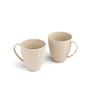 Vogue Mug 400ml Diamond set of 2 Beige