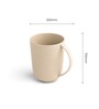 Vogue Mug 450ml Conical set of 2 Beige