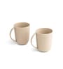 Vogue Mug 450ml Conical set of 2 Beige